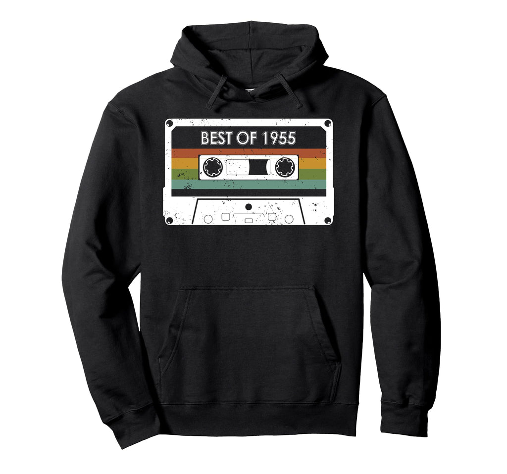 Best 1955 69Th Birthday Cassette Tape Hoodie - Custom Art Print for Adults - T-Shirt, Sweatshirt, Hoodie