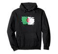 Algeria 2021 Algerian Flag Football Hoodie - Novelty Apparel for Adults - T-Shirt, Sweatshirt, Hoodie