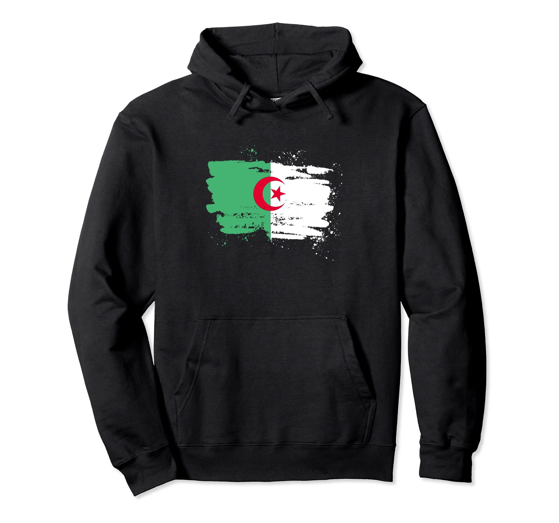 Algeria 2021 Algerian Flag Football Hoodie - Novelty Apparel for Adults - T-Shirt, Sweatshirt, Hoodie