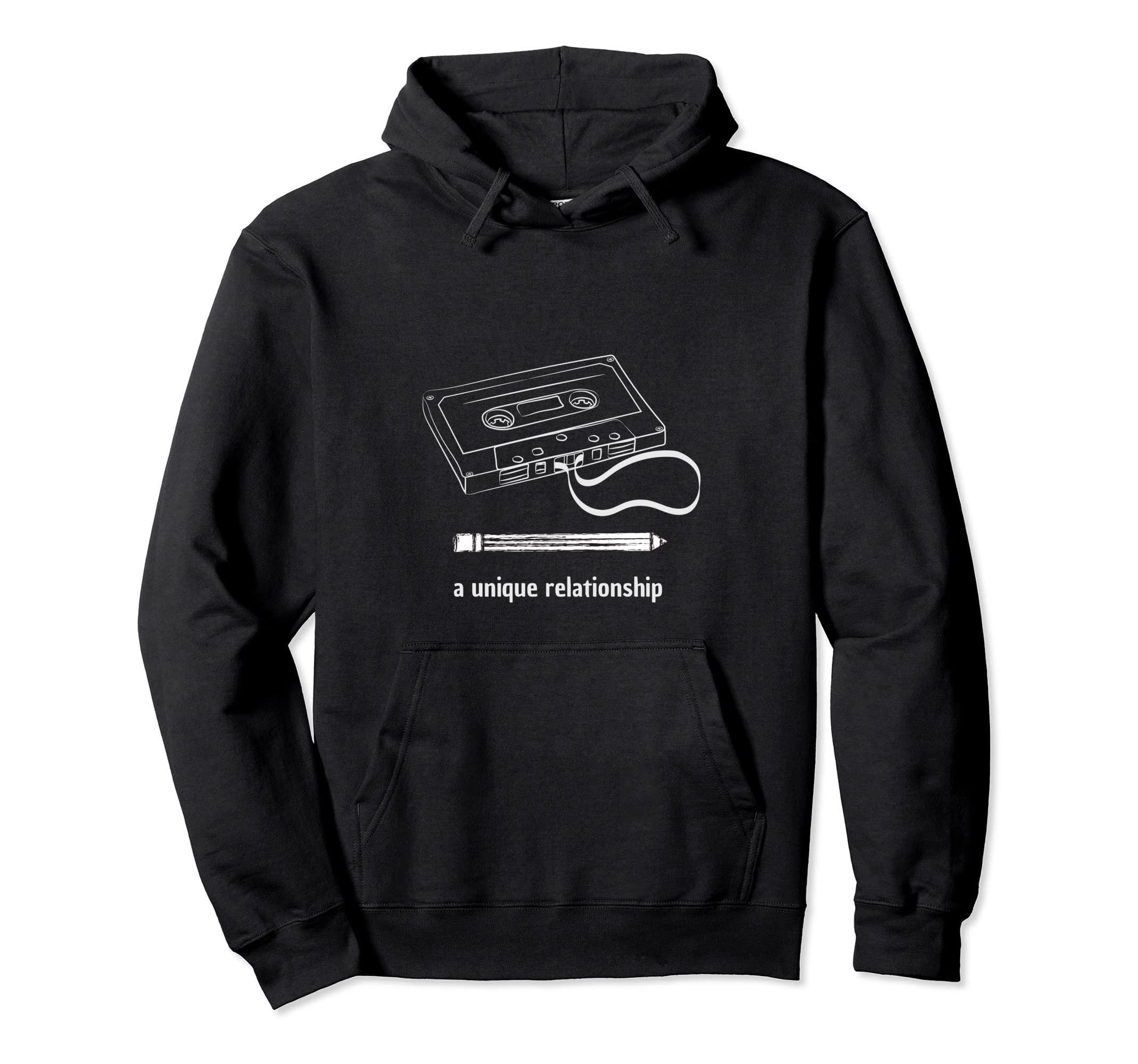 Tape Cassette Pencil 70S 80S 90S Hoodie - Custom Art Print Men Women - T-Shirt, Sweatshirt, Hoodie