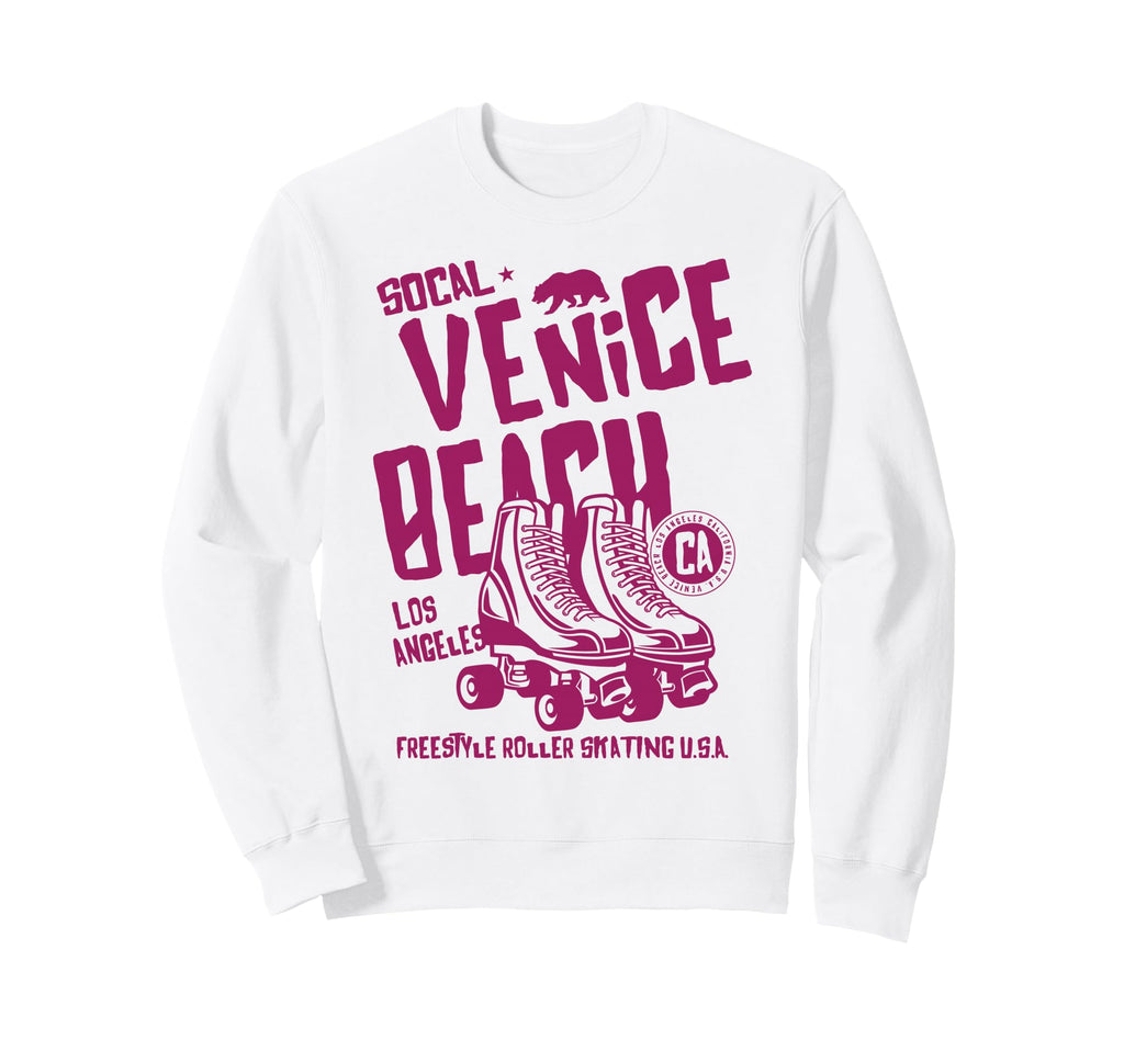 Venice Beach California Roller Sweatshirt - Casual Everyday Wear Unisex - T-Shirt, Sweatshirt, Hoodie