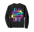 Fly Hip Hop 80S 90S Cassette B Sweatshirt - Novelty Apparel for Adults - T-Shirt, Sweatshirt, Hoodie