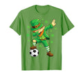 Dabbing Leprechaun Funny Soccer St T-Shirt - Aesthetic Graphic Unisex - T-Shirt, Sweatshirt, Hoodie