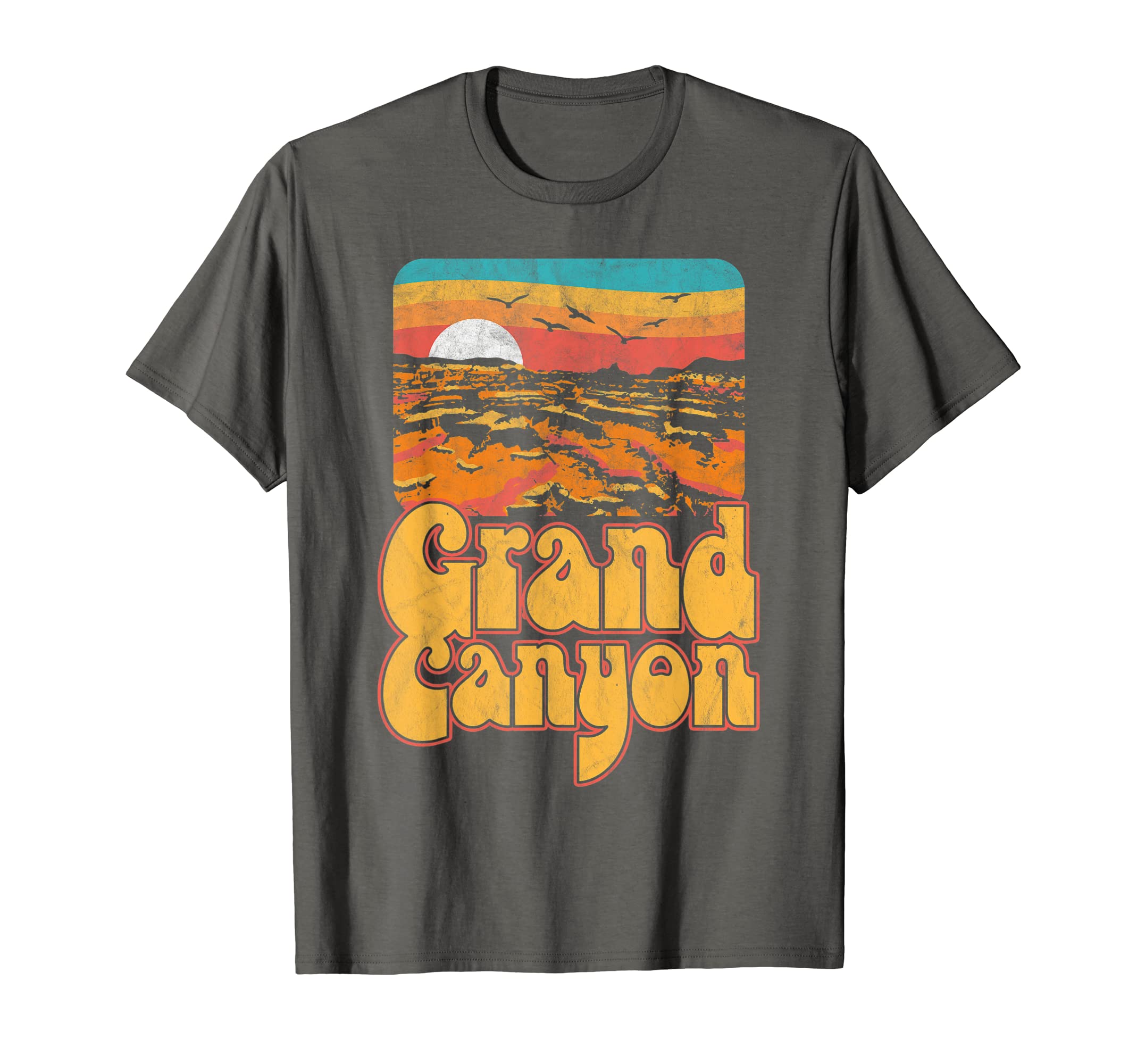 80S Grand Canyon National Park T-Shirt - Minimalist Print for Adults - T-Shirt, Sweatshirt, Hoodie