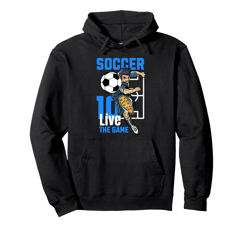 Fun Soccer Player Sport Hoodie - Trendy Graphic Unisex - T-Shirt, Sweatshirt, Hoodie