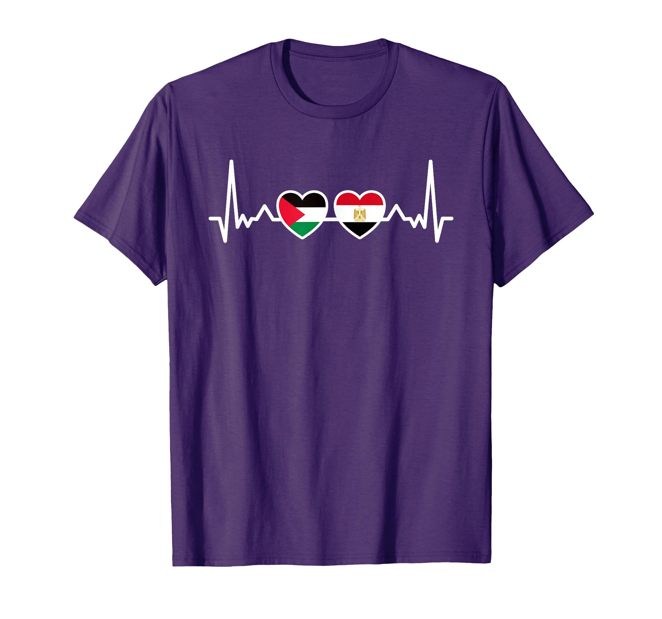 Egypt Palestine Flag Egyptian T-Shirt - Minimalist Print for Adults - T-Shirt, Sweatshirt, Hoodie
