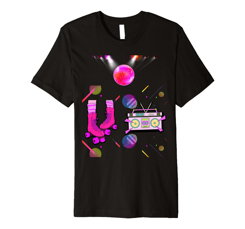 Rollerskate Funny 80S Roller Disco T-Shirt - Custom Art Print Unisex - T-Shirt, Sweatshirt, Hoodie
