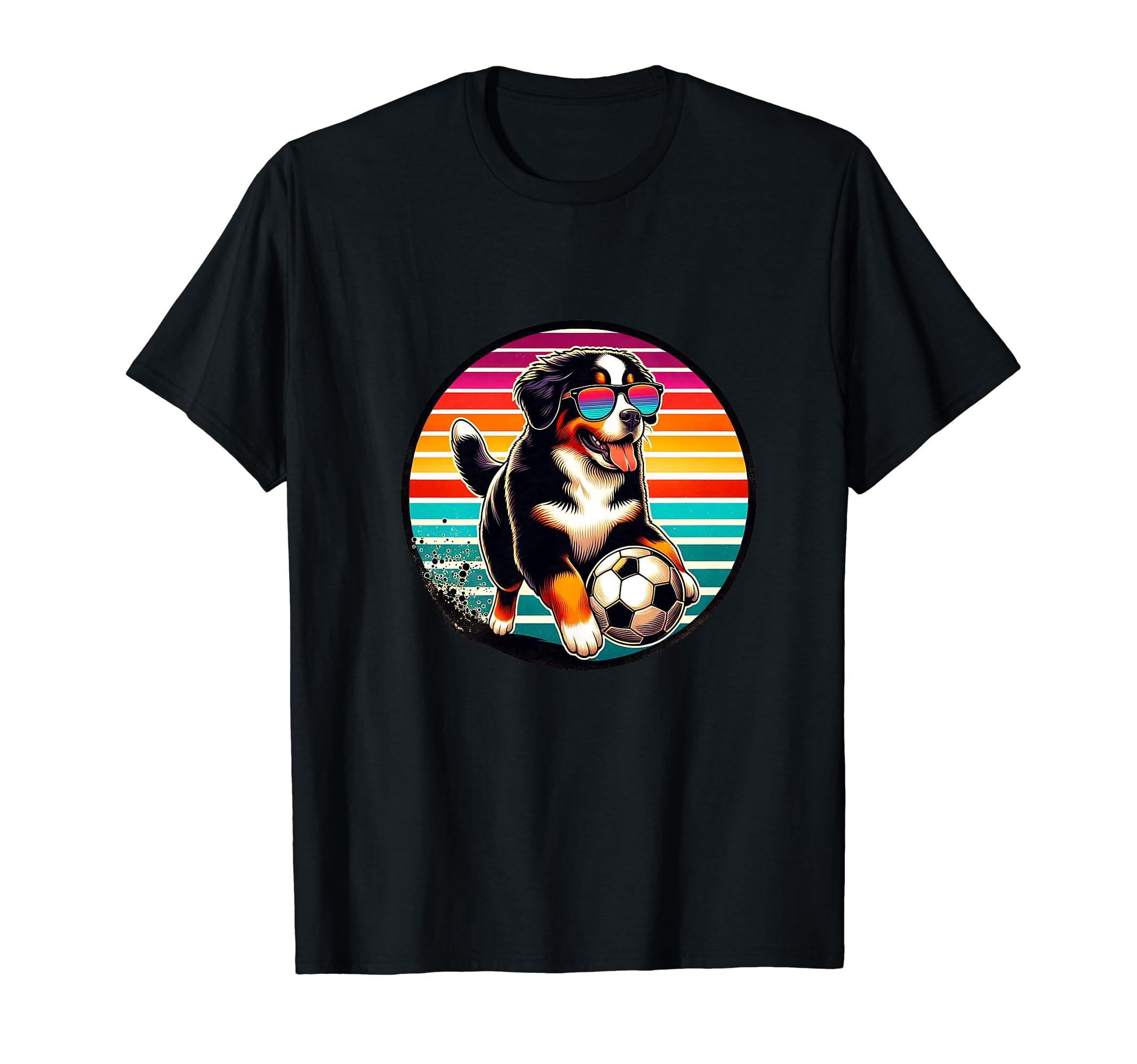 Bernese Mountain Dog Soccer Champion T-Shirt - Streetwear Style for Adults - T-Shirt, Sweatshirt, Hoodie
