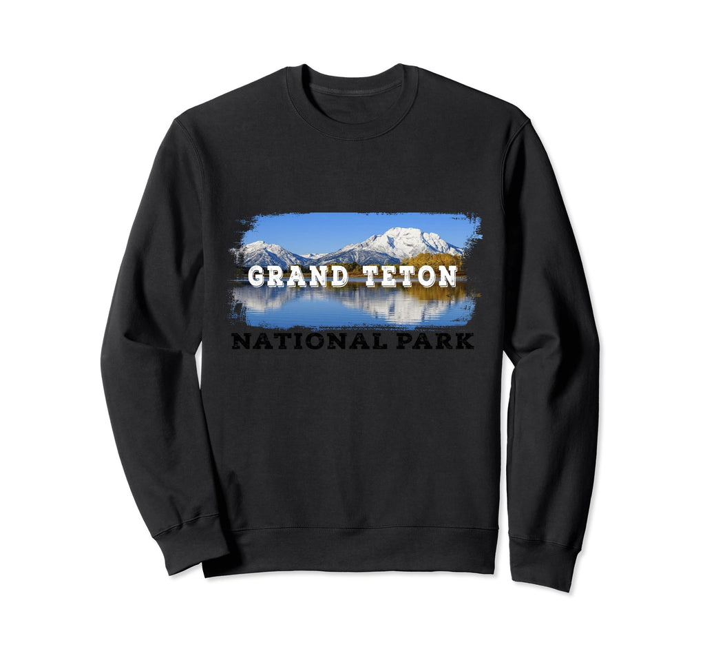 Grunge Grand Teton National Park Sweatshirt - Fun Novelty Design Unisex - T-Shirt, Sweatshirt, Hoodie