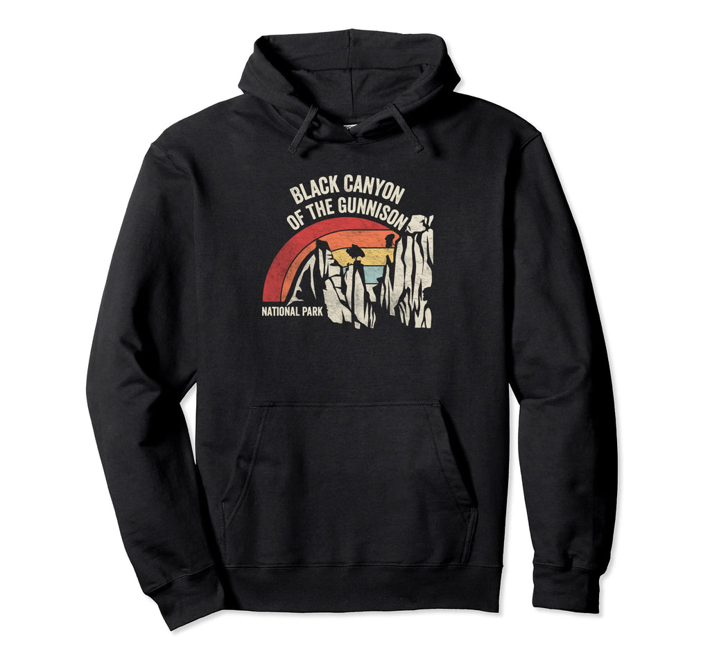 Black Canyon Gunnison National Park Hoodie - Graphic Print for Adults - T-Shirt, Sweatshirt, Hoodie