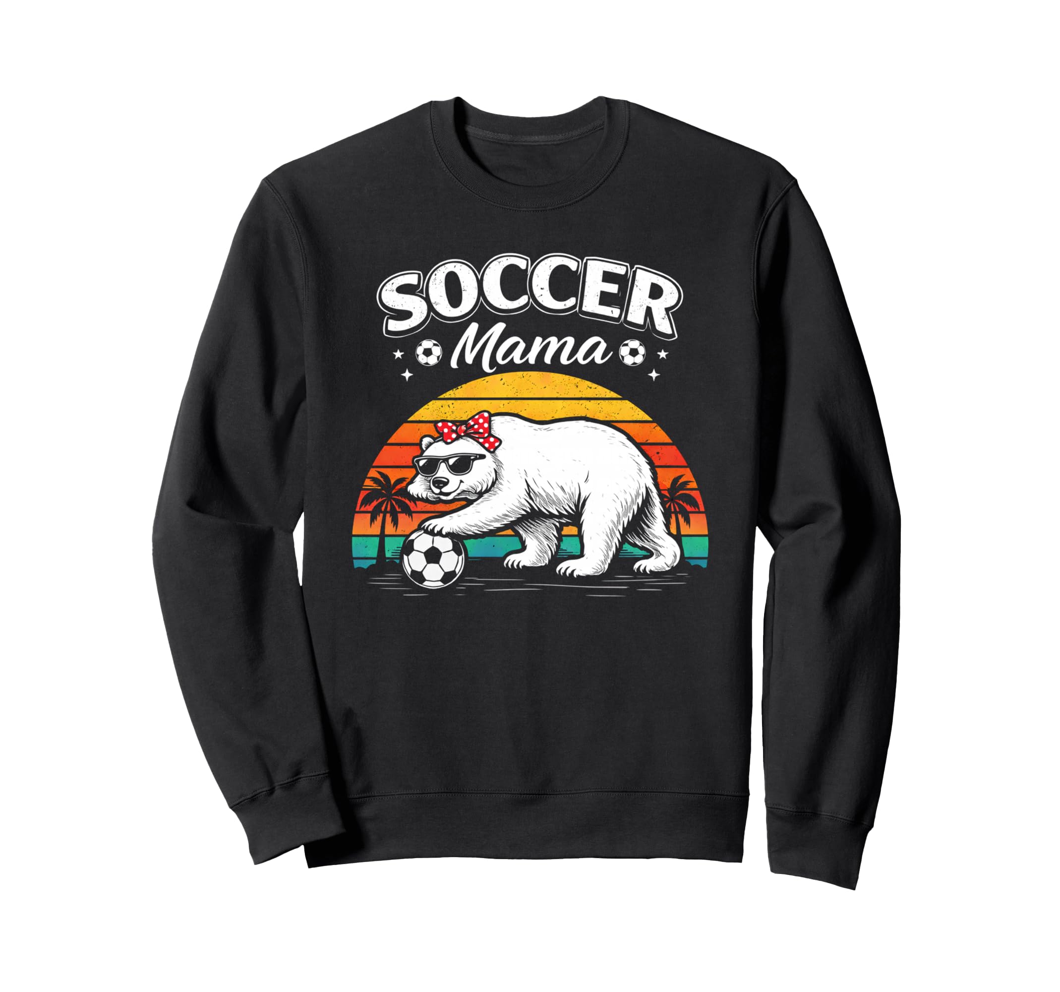 Soccer Mama Bear Mothers Day Sweatshirt - Casual Everyday Wear for Adults - T-Shirt, Sweatshirt, Hoodie