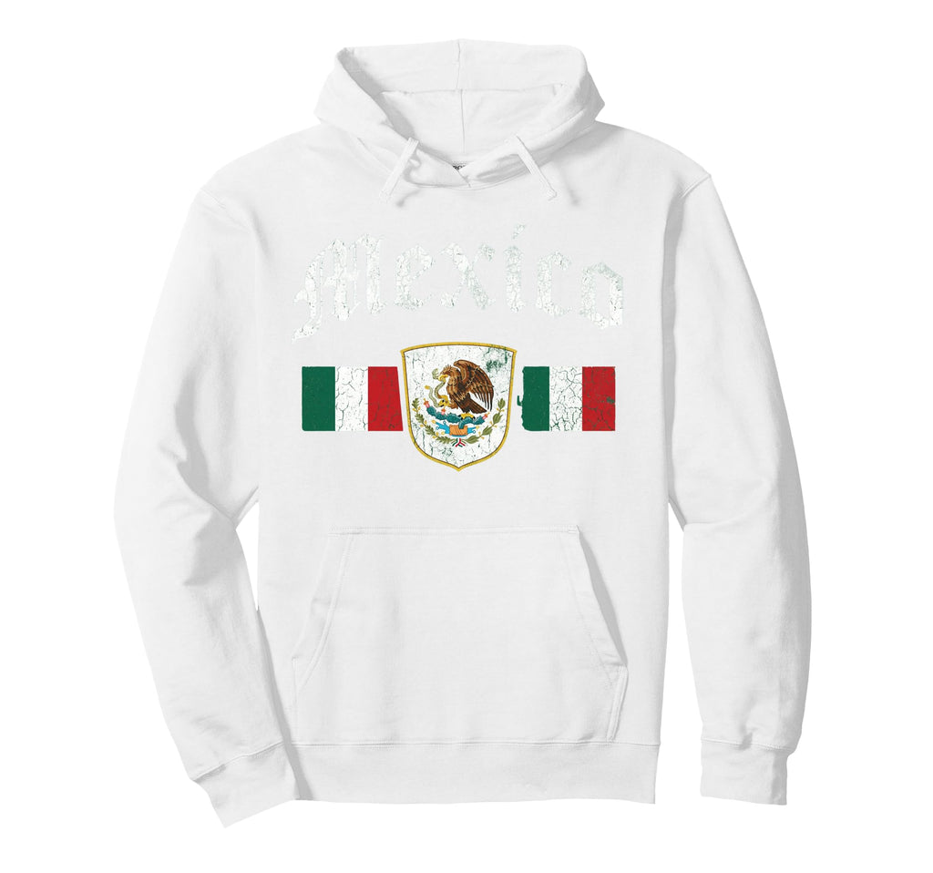 Mexico Flag Mexican Hispanic Pride Hoodie - Trendy Graphic Men Women - T-Shirt, Sweatshirt, Hoodie
