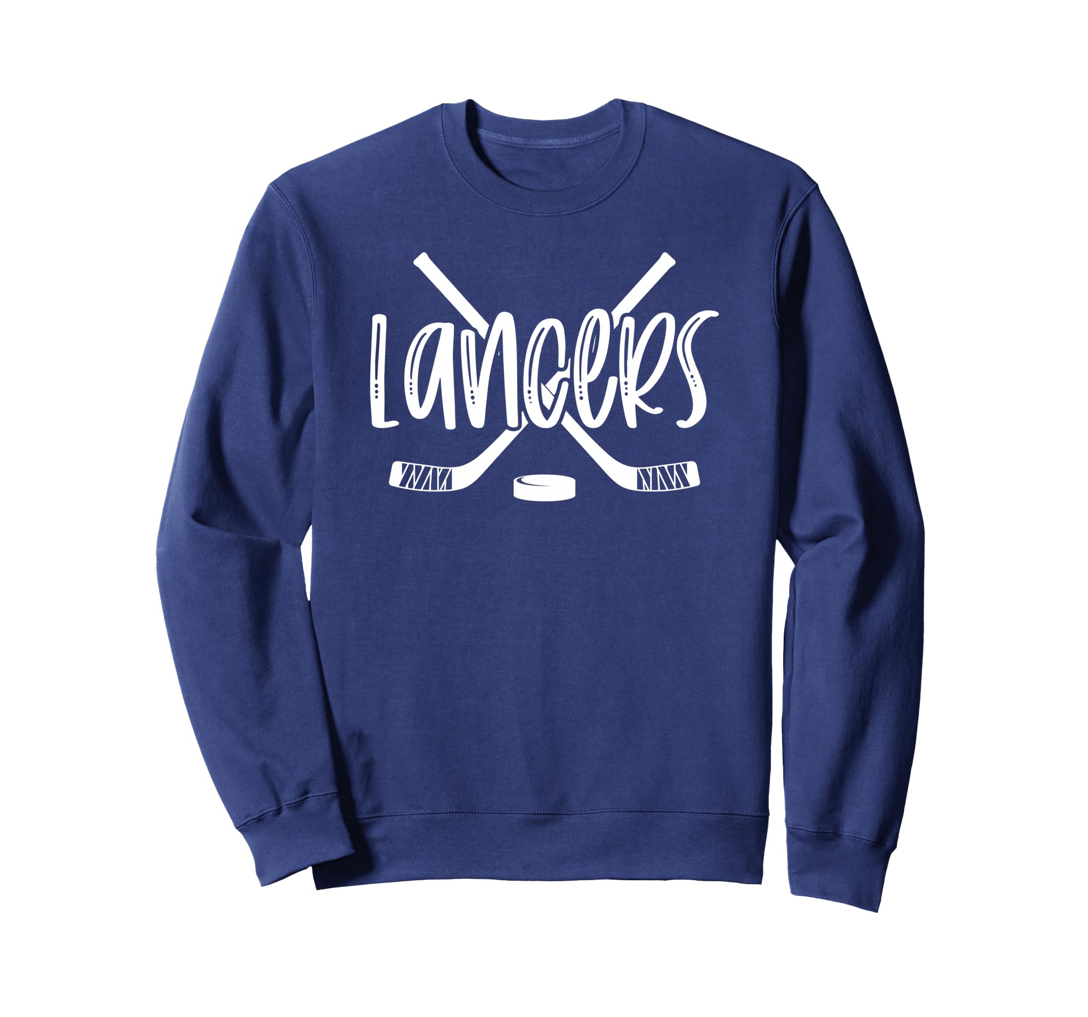Lancers Hockey Team Mascot School Sweatshirt - Minimalist Print for Adults - T-Shirt, Sweatshirt, Hoodie