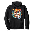 Soccer Player Chipmunk Kicking Soccer Ball Hoodie - Graphic Print Unisex - T-Shirt, Sweatshirt, Hoodie