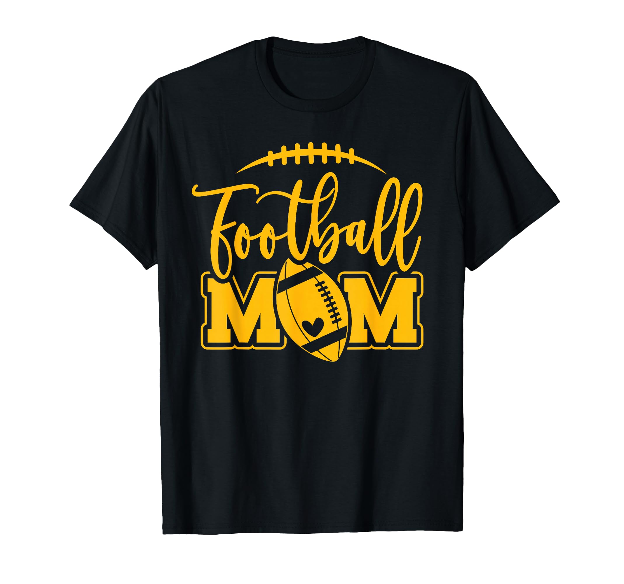 Game Day Black Yellow High School T-Shirt - Custom Art Print Unisex - T-Shirt, Sweatshirt, Hoodie