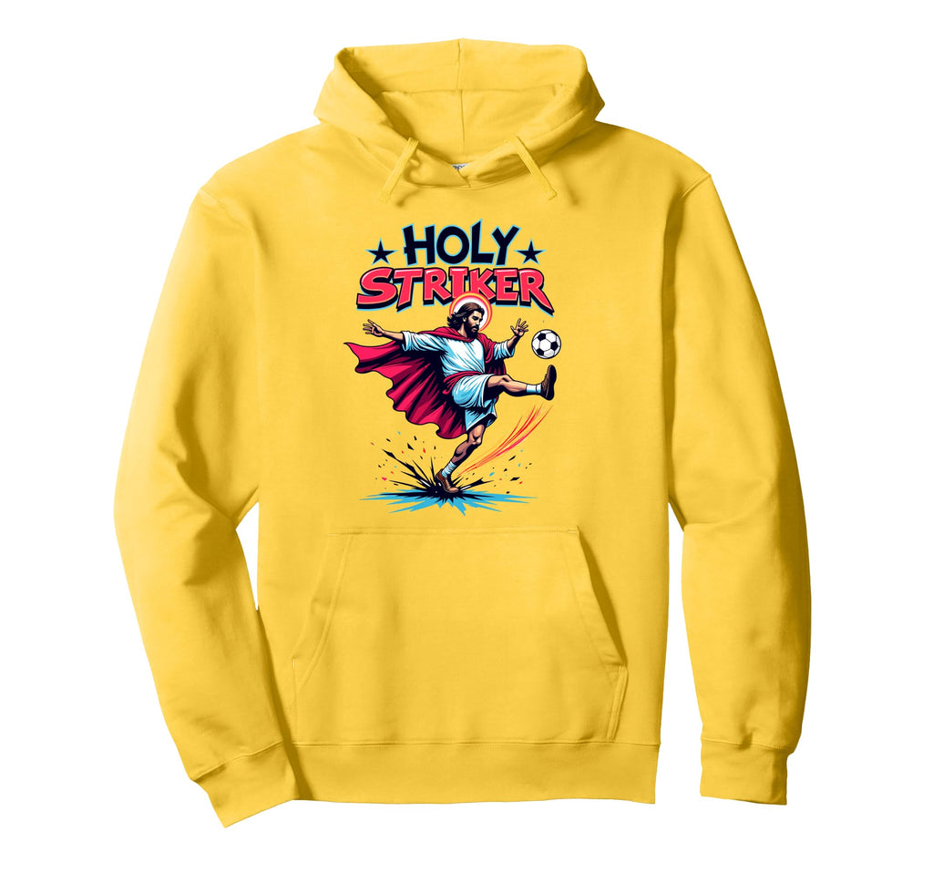 Easter Holy Striker Funny Jesus Soccer Meme Hoodie - Graphic Print Unisex - T-Shirt, Sweatshirt, Hoodie