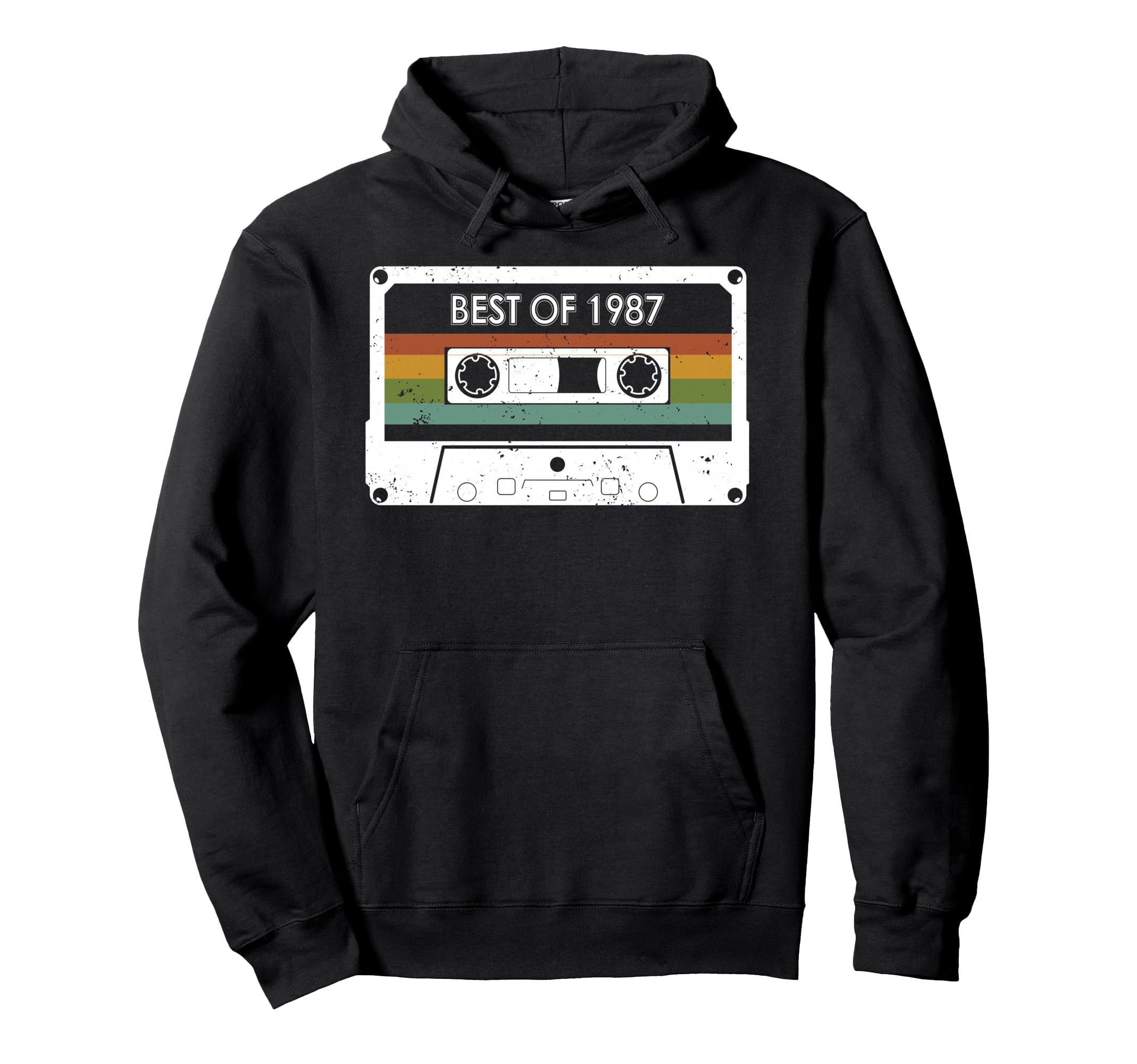 Best 1987 37Th Birthday Cassette Tape Hoodie - Trendy Graphic for Adults - T-Shirt, Sweatshirt, Hoodie