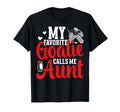 Favorite Hockey Goalie Aunt Ice Hockey T-Shirt - Aesthetic Graphic Unisex - T-Shirt, Sweatshirt, Hoodie
