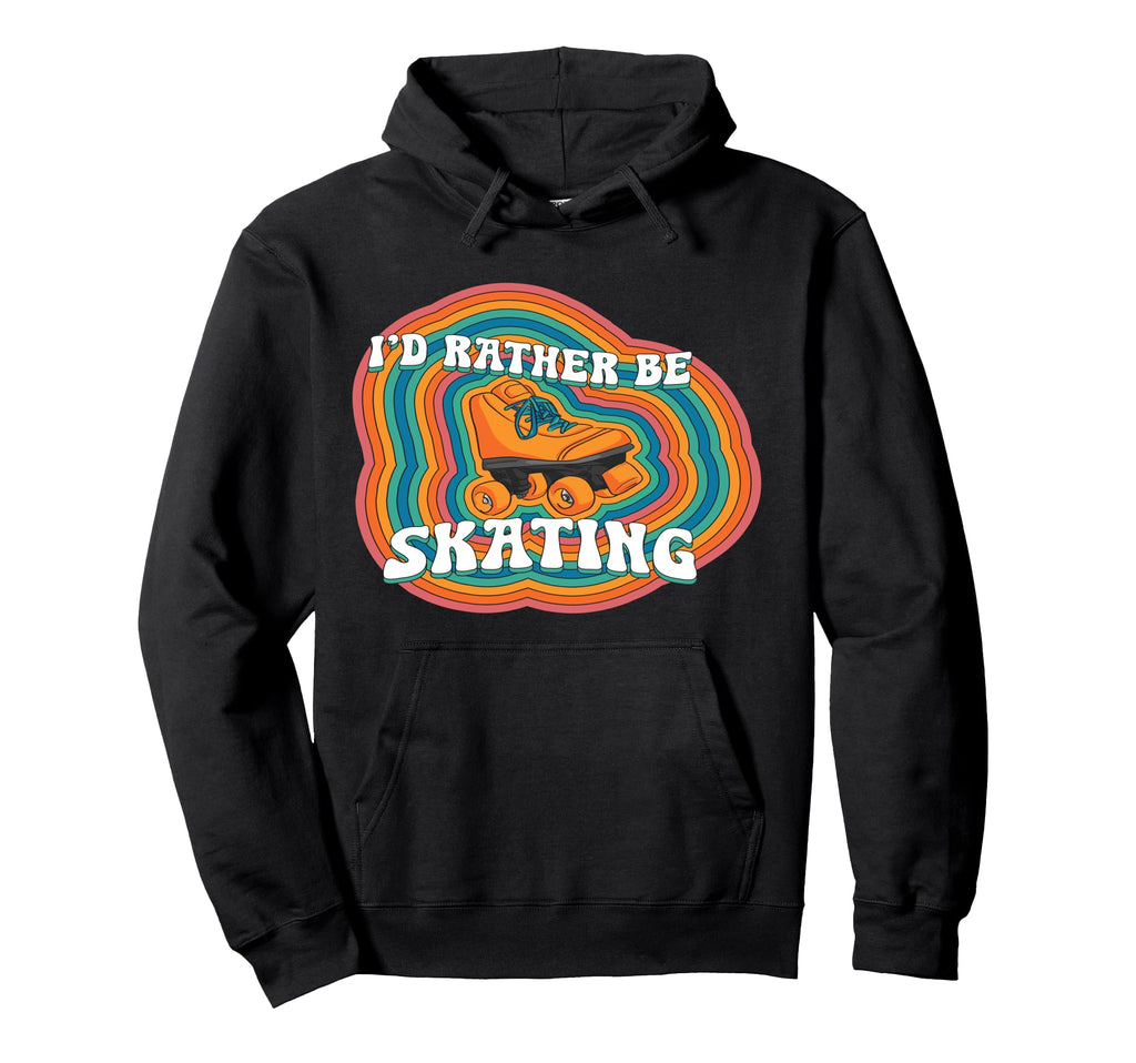 Roller Skating Skate 1970S Hoodie - Custom Art Print Men Women - T-Shirt, Sweatshirt, Hoodie