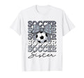 Groovy Soccer Sister Coquette Bow T-Shirt - Fun Novelty Design Men Women - T-Shirt, Sweatshirt, Hoodie