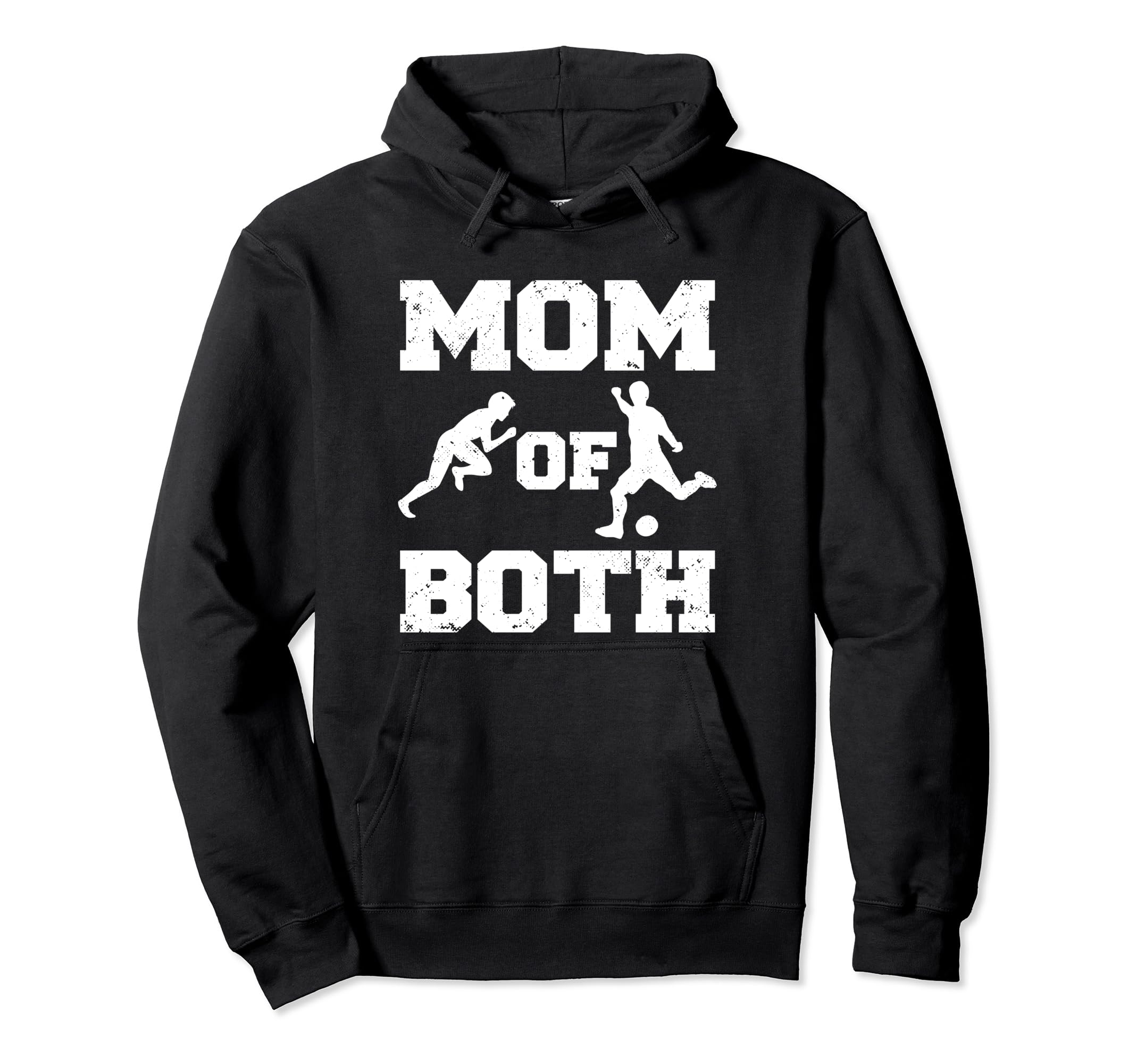Mom Both Funny Soccer Track And Field Mom Hoodie - Trendy Graphic Unisex - T-Shirt, Sweatshirt, Hoodie