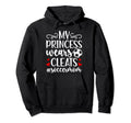 My Princess Wears Cleats Soccer Mom Soccer Hoodie - Novelty Apparel Unisex - T-Shirt, Sweatshirt, Hoodie
