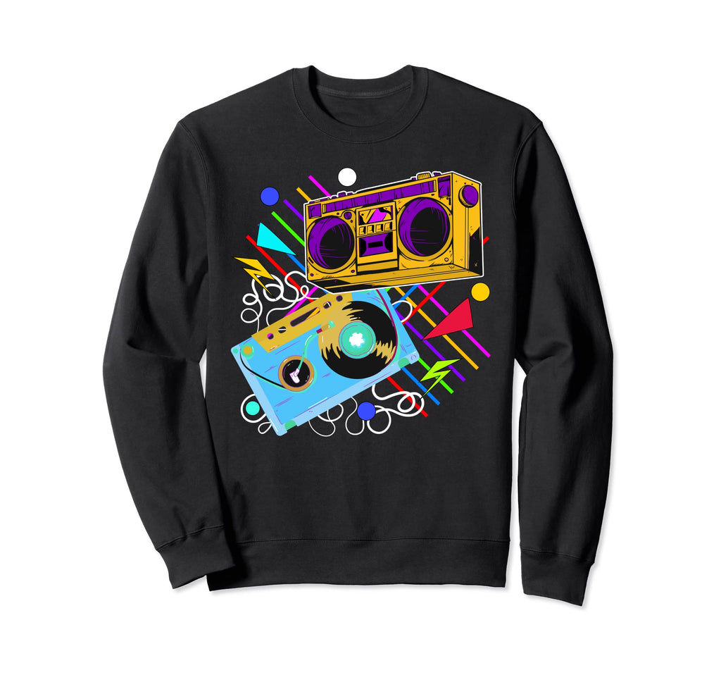80S 90S Music Aesthetic Sweatshirt - Casual Everyday Wear Men Women - T-Shirt, Sweatshirt, Hoodie
