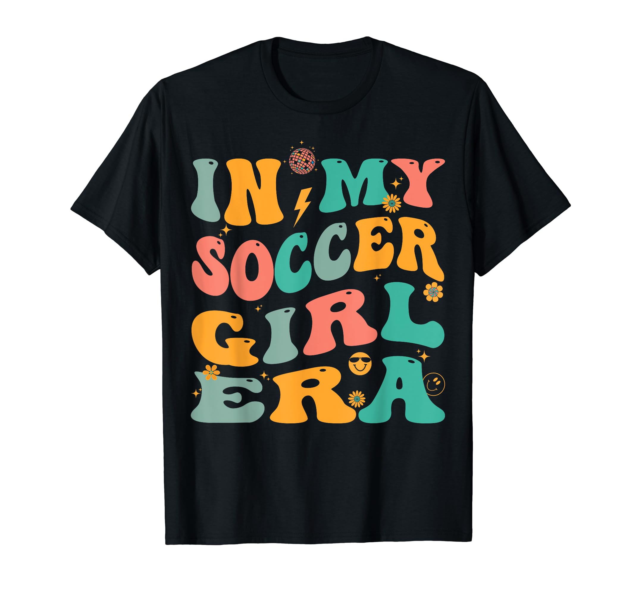 Soccer Groovy T-Shirt - Graphic Print Unisex - T-Shirt, Sweatshirt, Hoodie