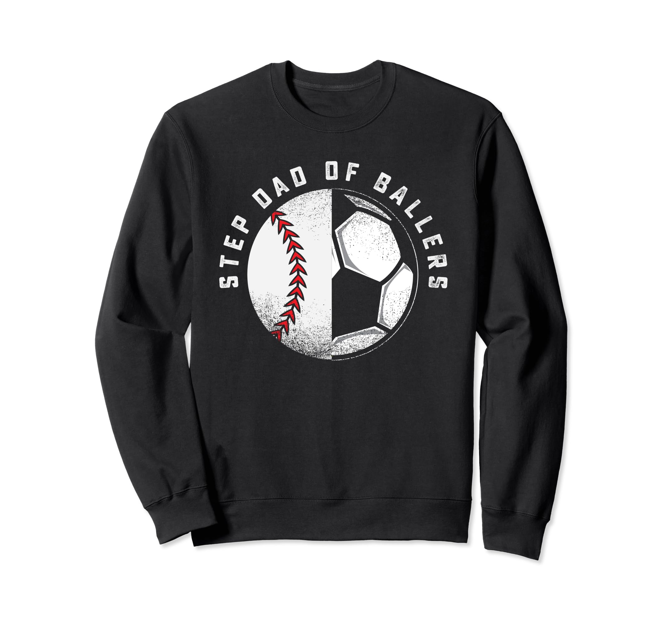 Step Dad Baseball Player Son Sweatshirt - Custom Art Print for Adults - T-Shirt, Sweatshirt, Hoodie