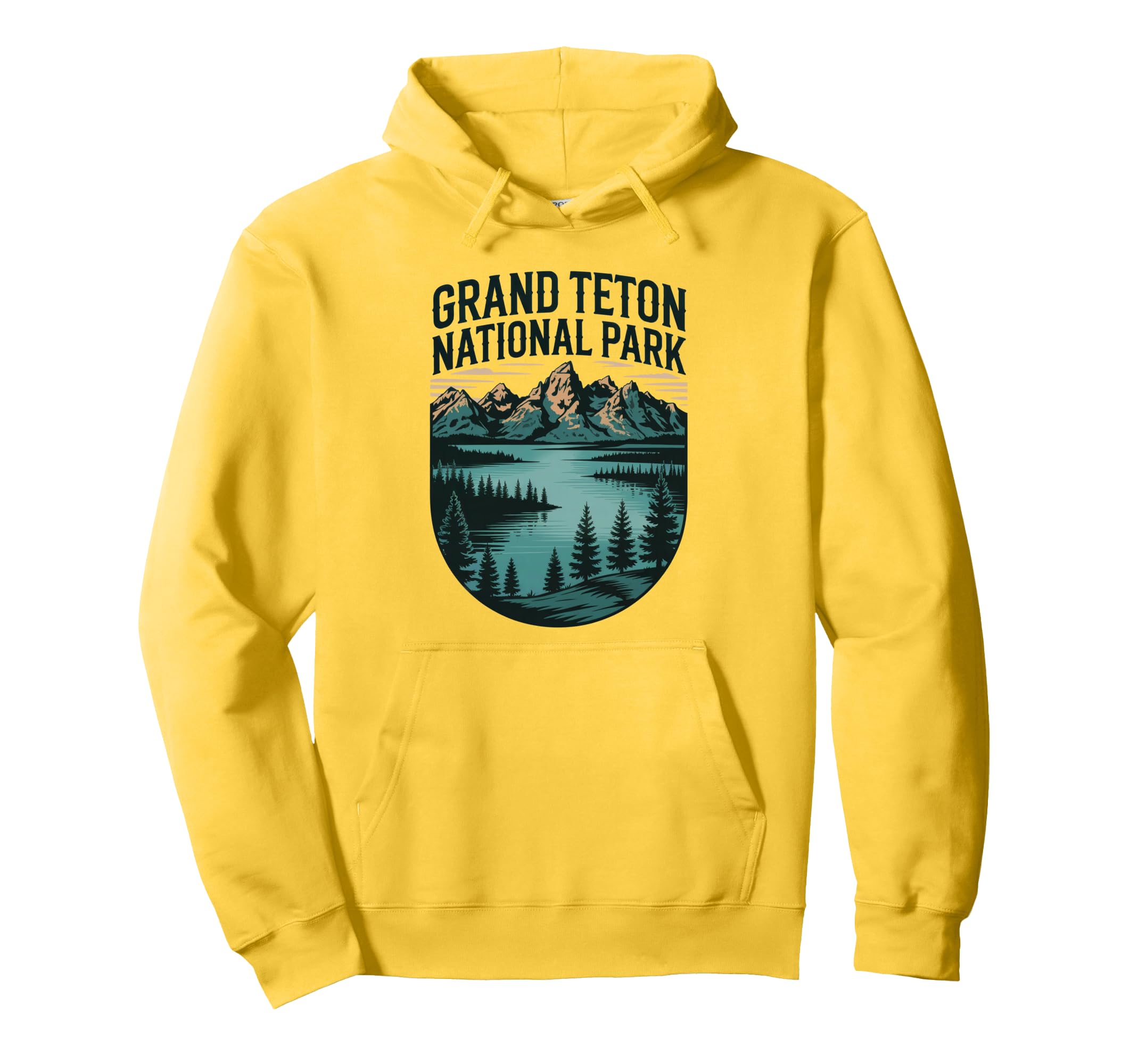 Grand Teton National Park Hiking Hoodie - Casual Everyday Wear Men Women - T-Shirt, Sweatshirt, Hoodie
