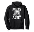 Ice Hockey Keeper Aunt Hockey Goalie Hoodie - Unique Graphic Men Women - T-Shirt, Sweatshirt, Hoodie