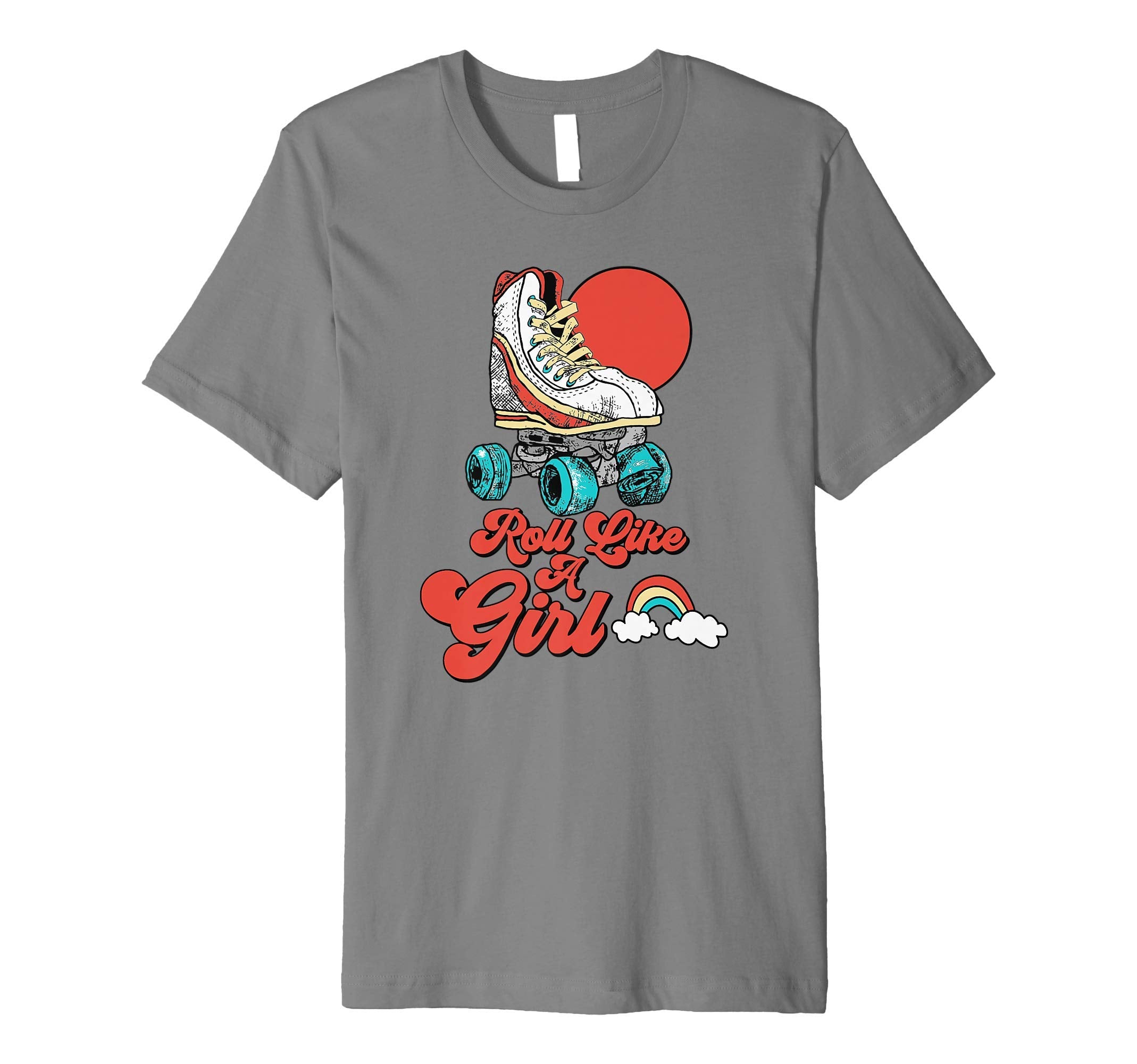 Roll Like Minimalist Roller Skate T-Shirt - Trendy Graphic for Adults - T-Shirt, Sweatshirt, Hoodie