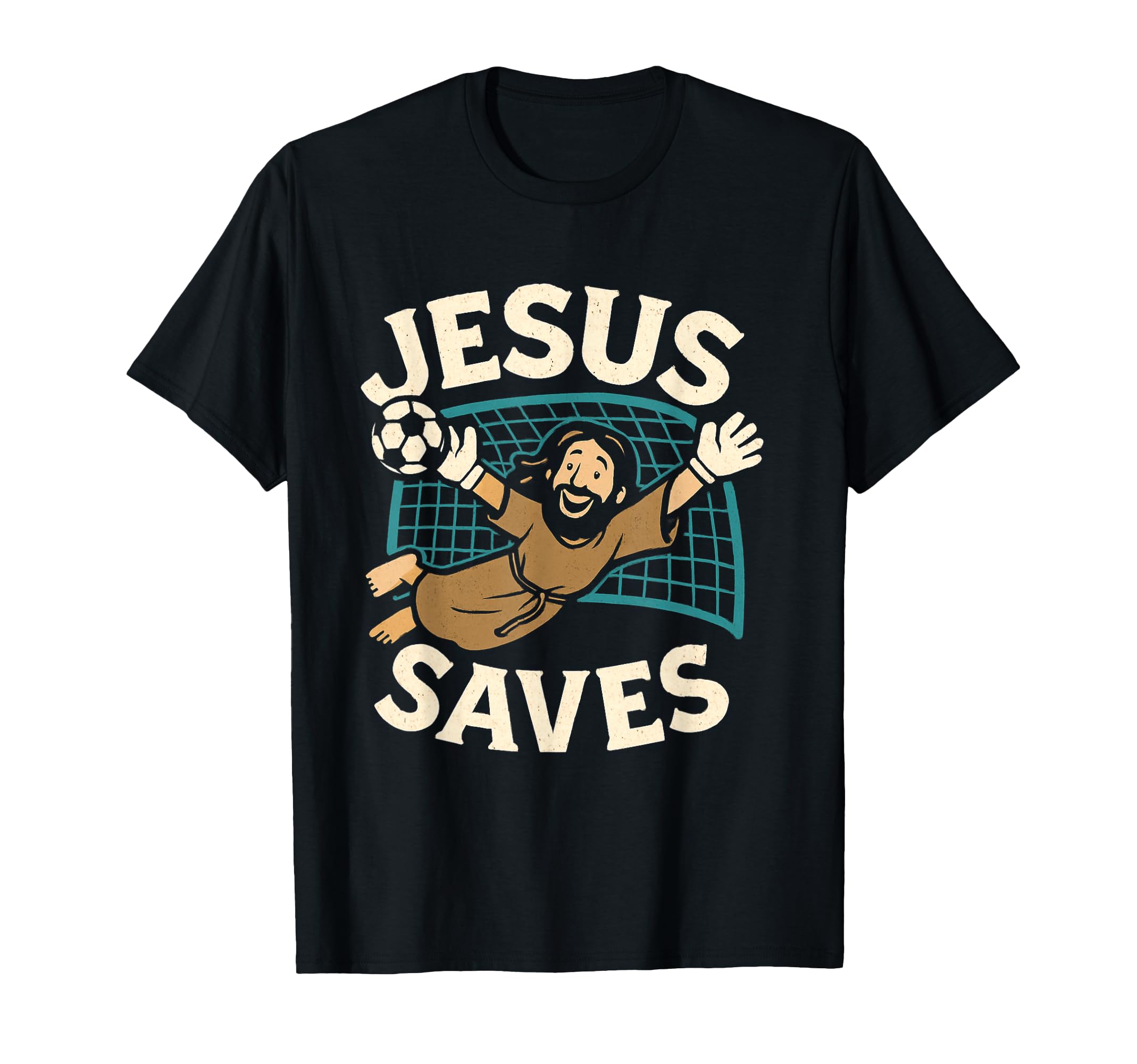 Jesus Saves I Christian Faith I T-Shirt - Fun Novelty Design Men Women - T-Shirt, Sweatshirt, Hoodie