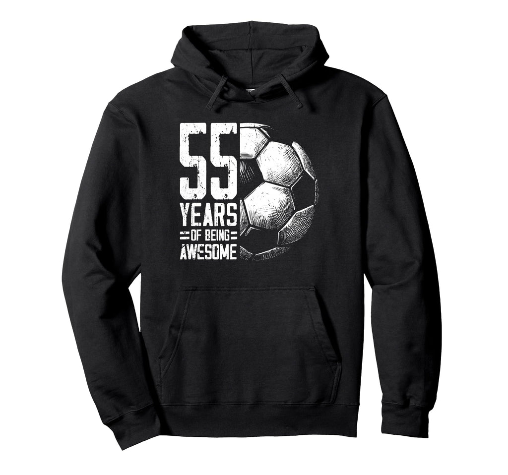 55Th Birthday Soccer Player Hoodie - Casual Everyday Wear for Adults - T-Shirt, Sweatshirt, Hoodie