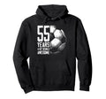 55Th Birthday Soccer Player Hoodie - Casual Everyday Wear for Adults - T-Shirt, Sweatshirt, Hoodie