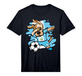 Dabbing Dog Guatemala Soccer Fans T-Shirt - Trendy Graphic for Adults - T-Shirt, Sweatshirt, Hoodie