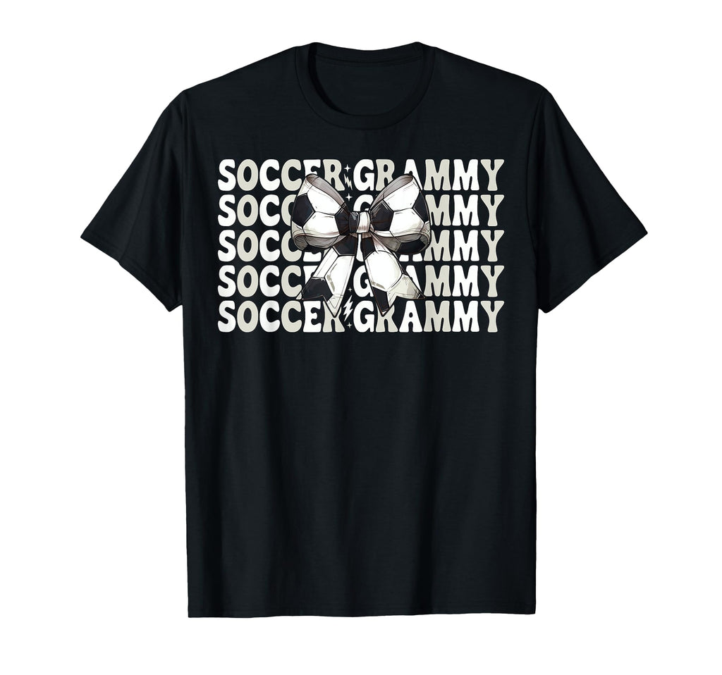 Soccer Grammy Soccer Grandma Coquette T-Shirt - Minimalist Print Men Women - T-Shirt, Sweatshirt, Hoodie