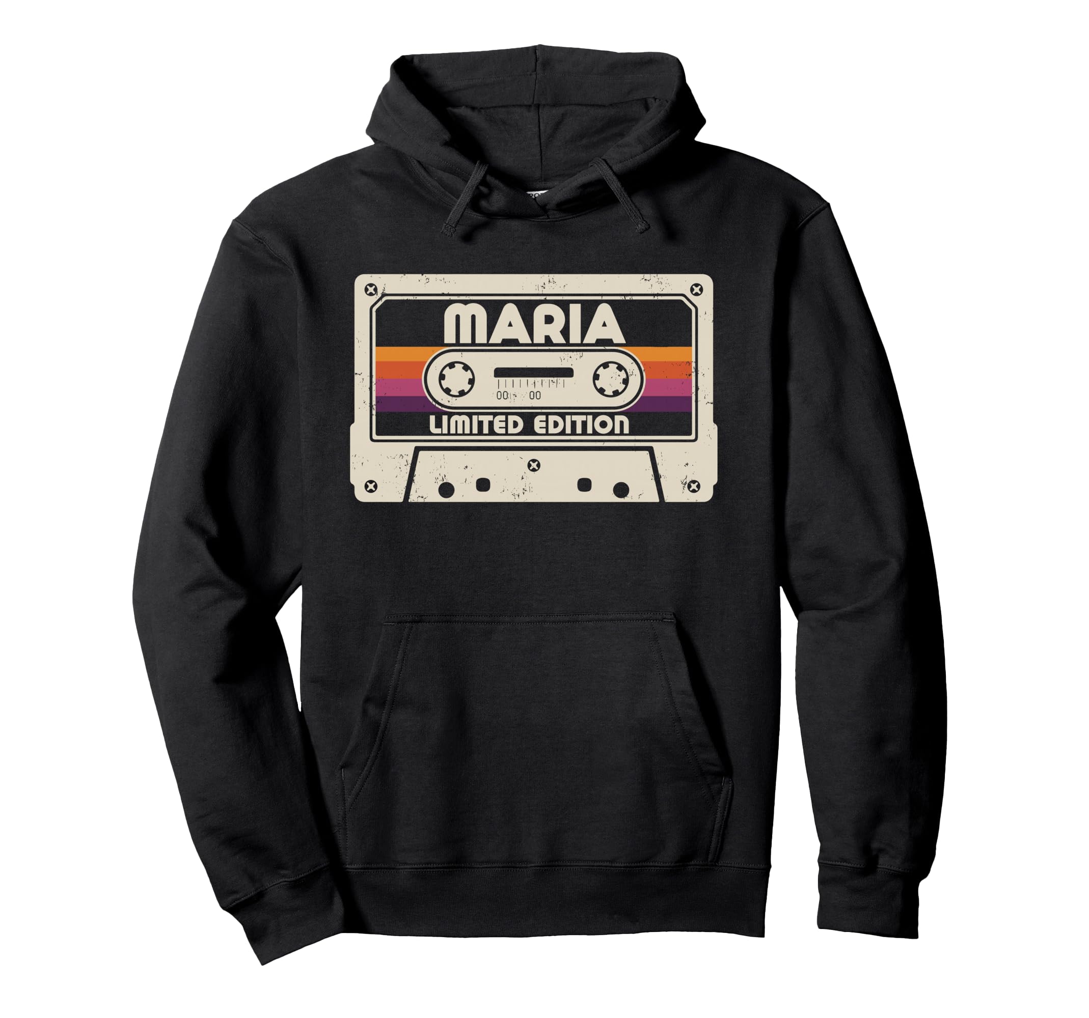 Maria First Name Cassette Tape Hoodie - Streetwear Style Men Women - T-Shirt, Sweatshirt, Hoodie
