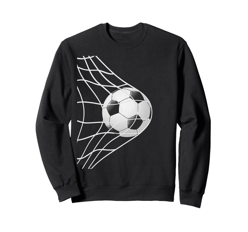 Winning Goal Soccer Ball Inside Net Sweatshirt - Unique Graphic Men Women - T-Shirt, Sweatshirt, Hoodie