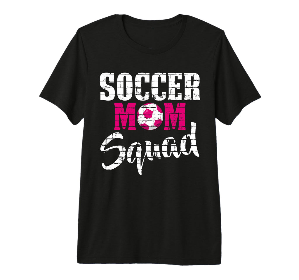 Soccer Mom Squad Tri Blend T-Shirt - Trendy Graphic Men Women - T-Shirt, Sweatshirt, Hoodie