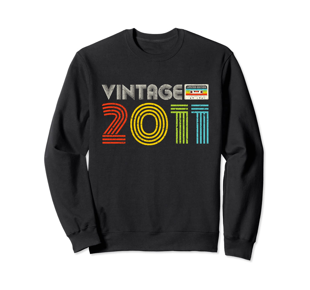 12Th Birthday Gifts 2011 Cassette Sweatshirt - Custom Art Print Men Women - T-Shirt, Sweatshirt, Hoodie