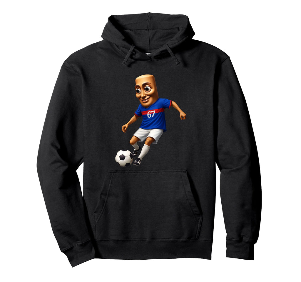 Soccer Number 67 Forward Tung Sahur Hoodie - Novelty Apparel Men Women - T-Shirt, Sweatshirt, Hoodie