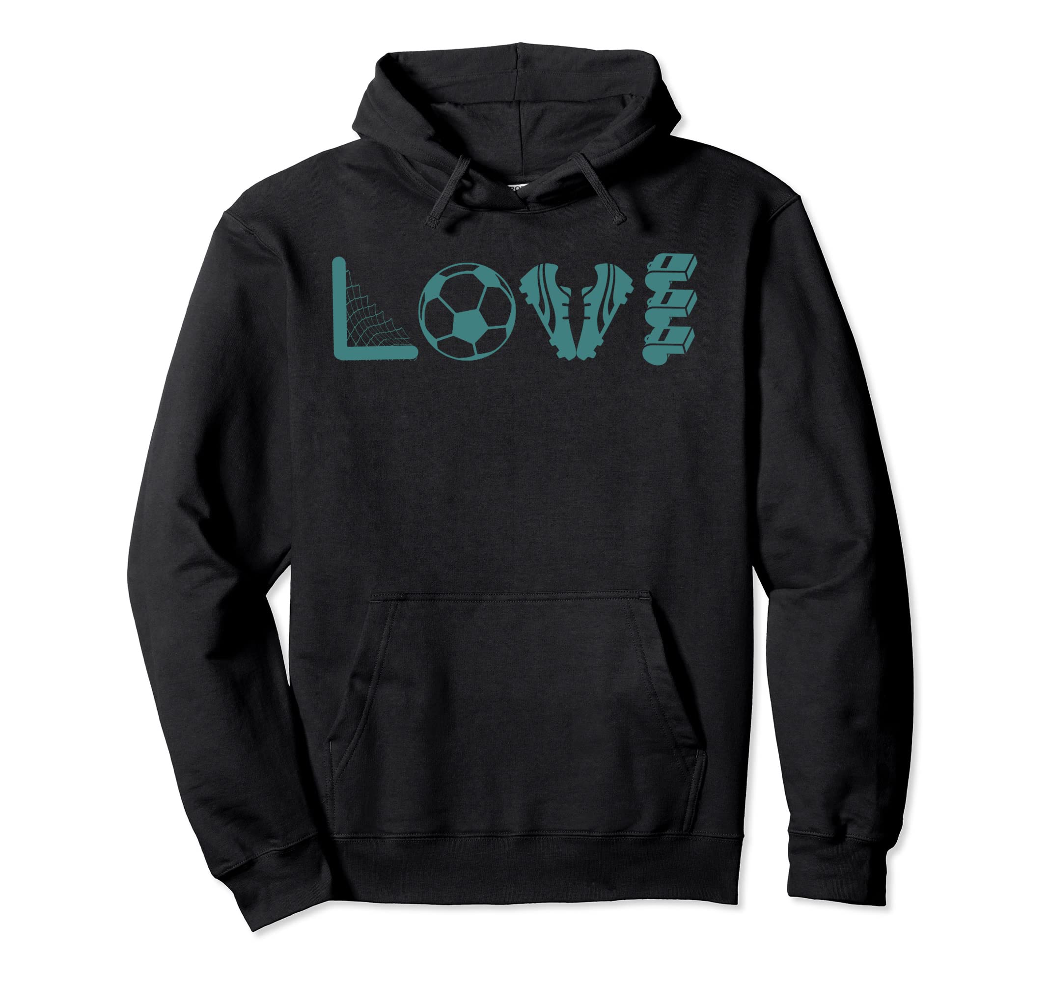 Soccer Love Gift Football Player Hoodie - Fun Novelty Design for Adults - T-Shirt, Sweatshirt, Hoodie