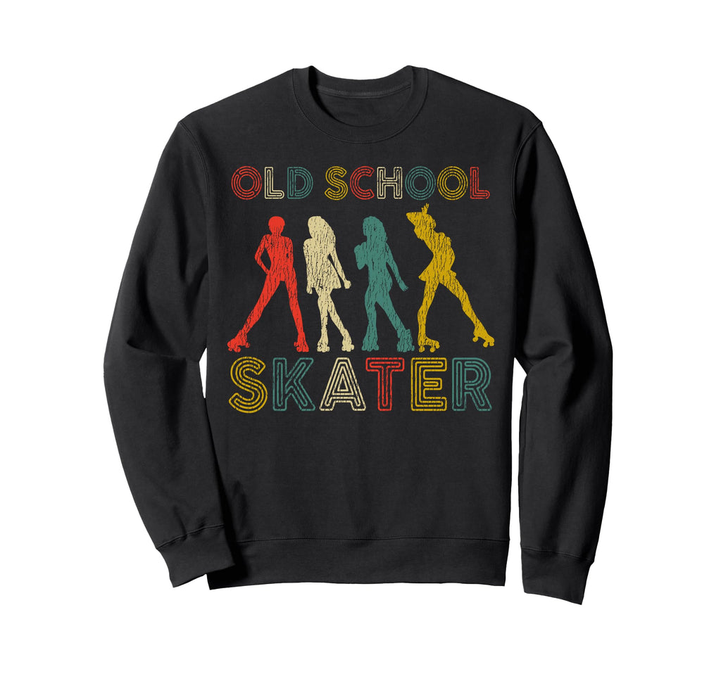 Roller Skating Skate 1970S Old Sweatshirt - Unique Graphic for Adults - T-Shirt, Sweatshirt, Hoodie