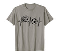 Shih Tzu Soccer Lover Heartbeat Dog T-Shirt - Aesthetic Graphic Men Women - T-Shirt, Sweatshirt, Hoodie