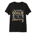 My Favorite Goalie Calls Me Nanny Soccer T-Shirt - Minimalist Print Unisex - T-Shirt, Sweatshirt, Hoodie