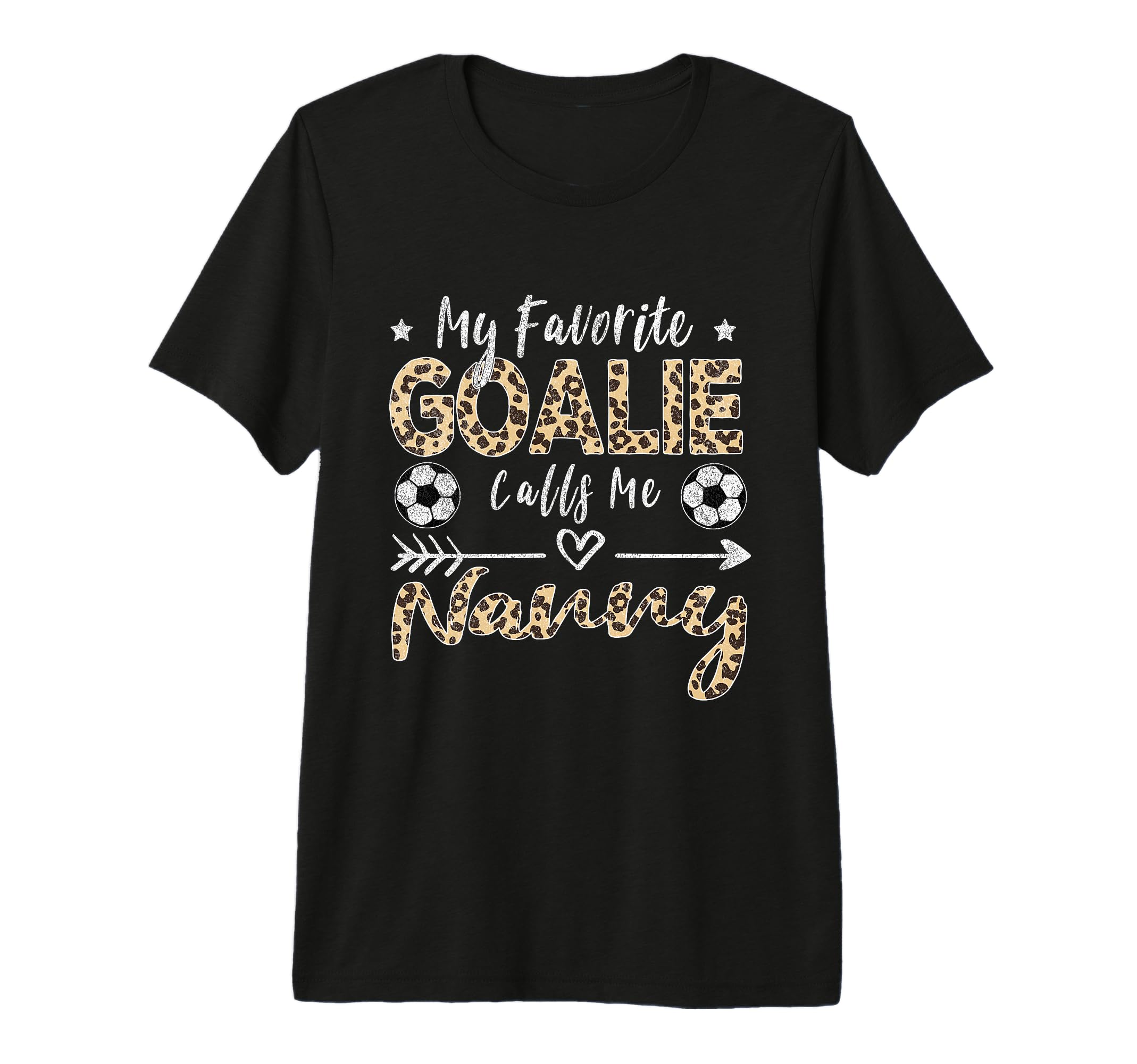 My Favorite Goalie Calls Me Nanny Soccer T-Shirt - Minimalist Print Unisex - T-Shirt, Sweatshirt, Hoodie