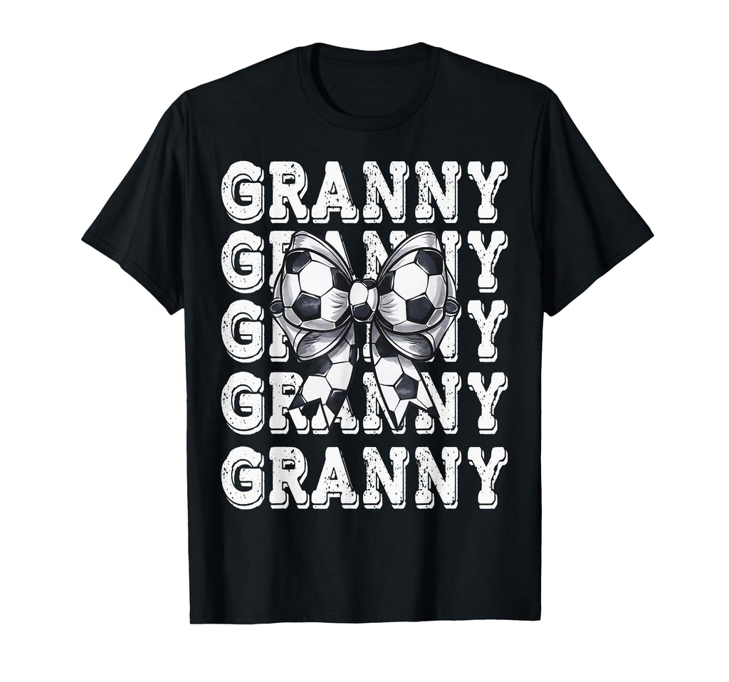 Coquette Soccer Granny Matching T-Shirt - Minimalist Print for Adults - T-Shirt, Sweatshirt, Hoodie
