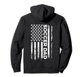 Soccer Dad American Flag Patriotic Hoodie - Custom Art Print Unisex - T-Shirt, Sweatshirt, Hoodie