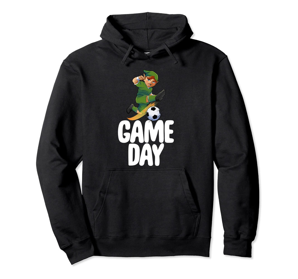 Game Day Gnome Funny Soccer Game Celebration Hoodie - Unique Graphic Unisex - T-Shirt, Sweatshirt, Hoodie